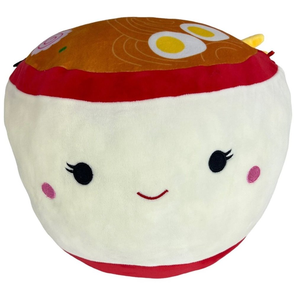 Squishmallow‎ Raisy The Ramen Noodle Bowl Plush 12 Inch Stuffed Animal Toy